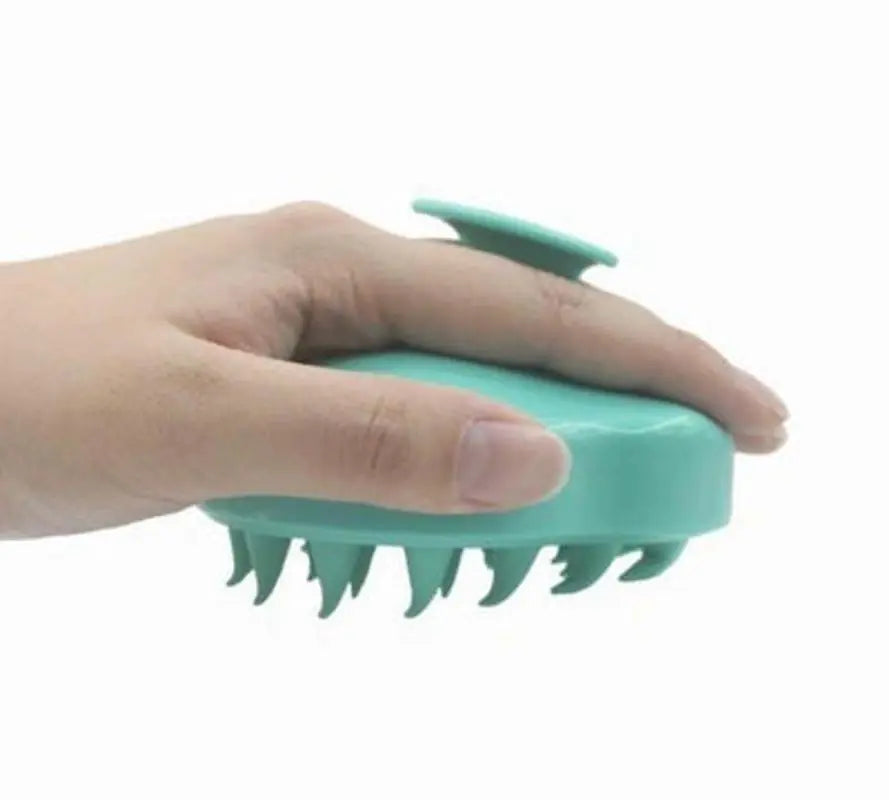 Silicone Scalp Massager & Hair Growth Brush – Deep Clean & Relaxation Tool