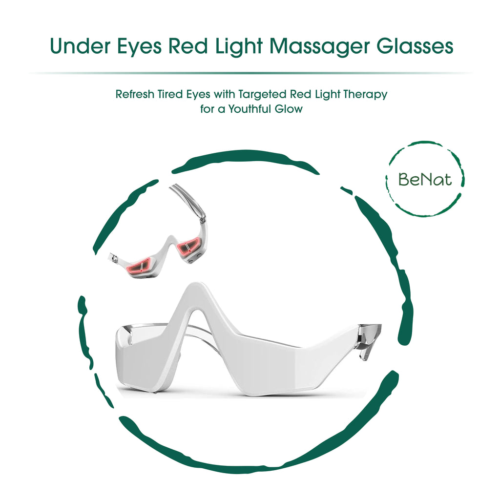 ExcelGlow Under-Eye Red Light Therapy Glasses