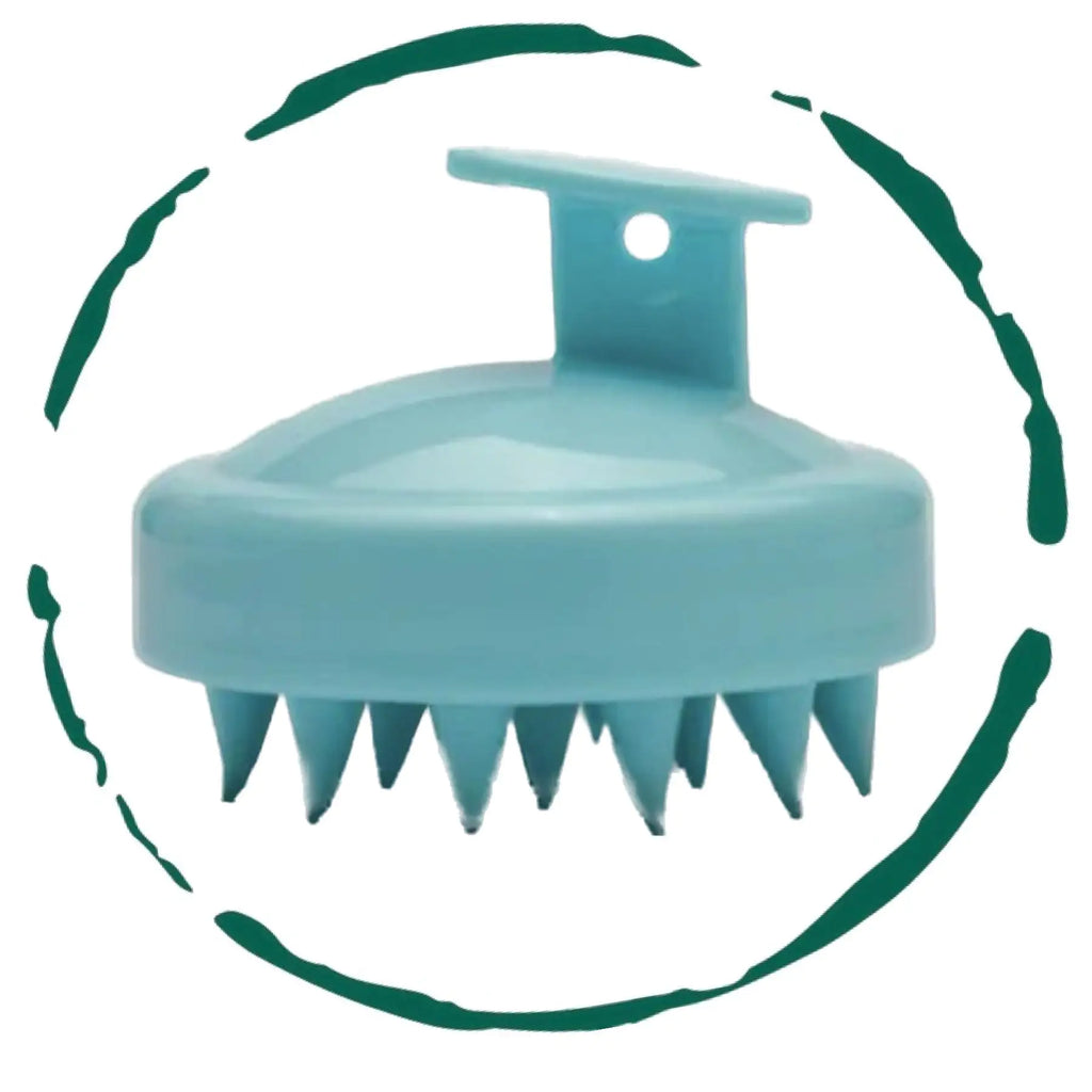 Silicone Scalp Massager & Hair Growth Brush – Deep Clean & Relaxation Tool
