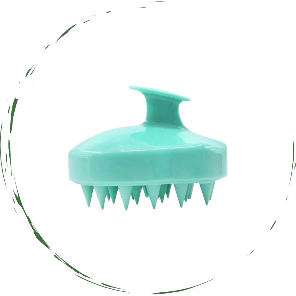Silicone Scalp Massager & Hair Growth Brush – Deep Clean & Relaxation Tool