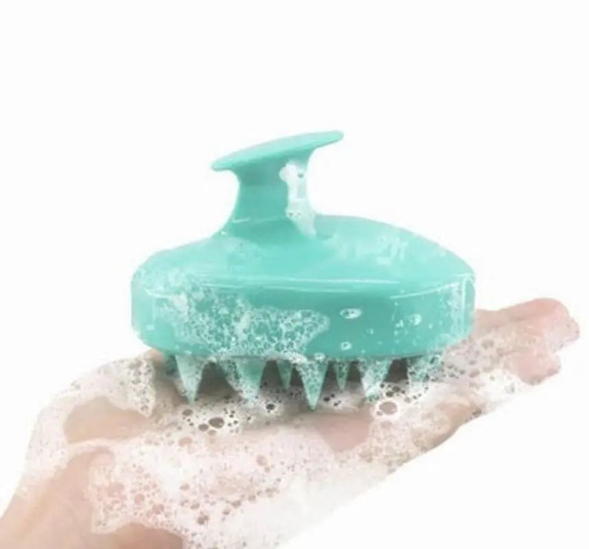 Silicone Scalp Massager & Hair Growth Brush – Deep Clean & Relaxation Tool